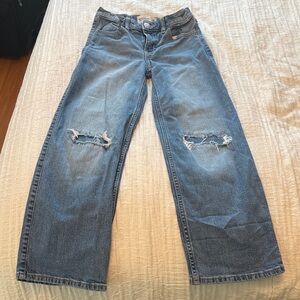 Abercrombie Kids Distressed Blue Jeans